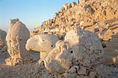 Nemrut Dagi Milli Parki, the tomb of King  Antiochos I, east terrace